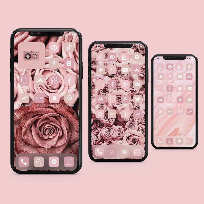iOS 14 App Icons Pink